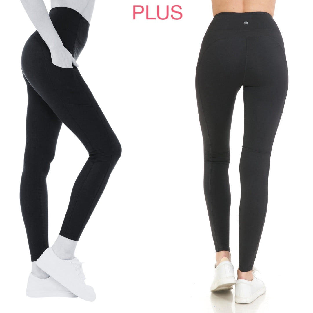 LEGGINGS ACTIVE AVEC POCHES LATÉRALES MARINE