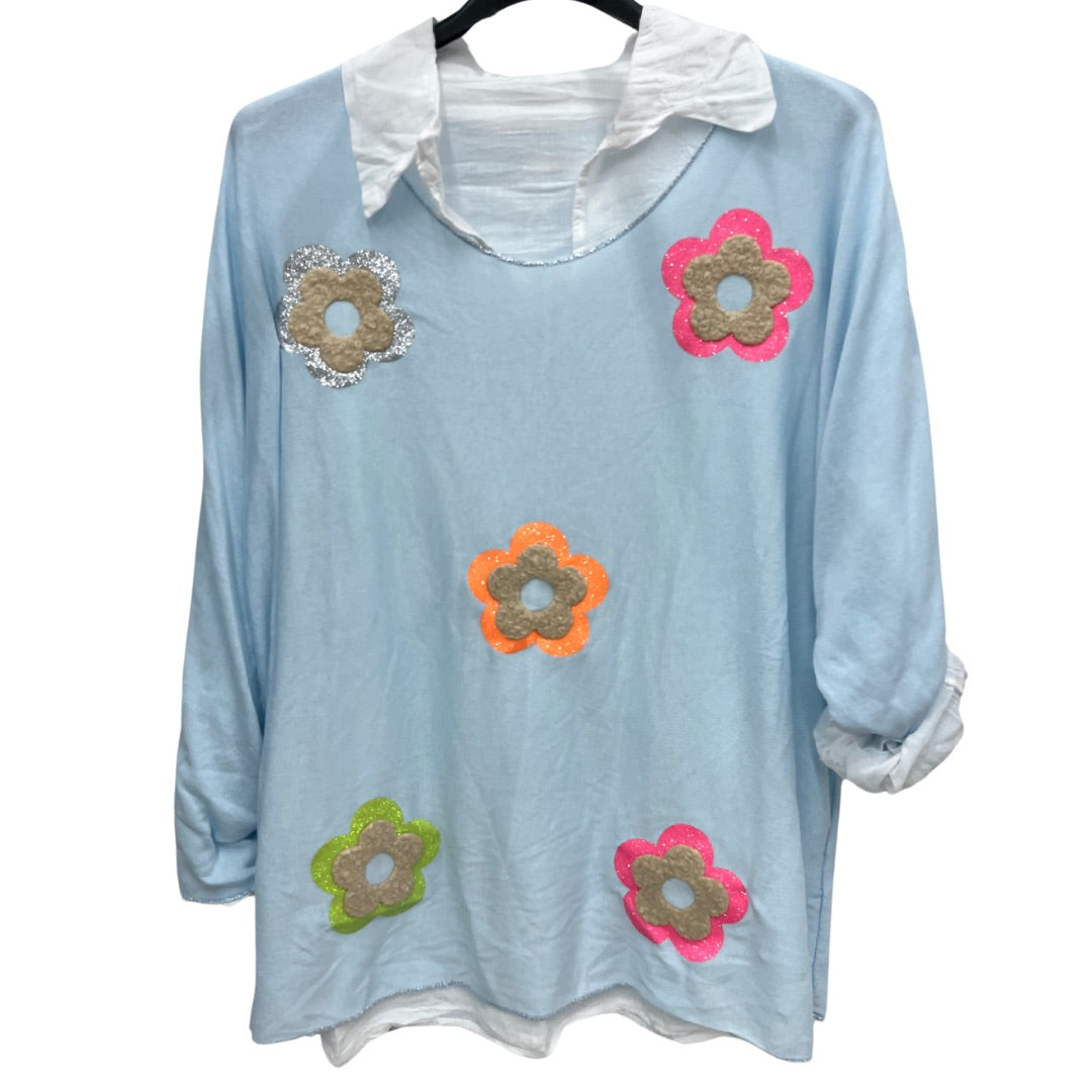 CHANDAIL MARGOT AVEC BLOUSE