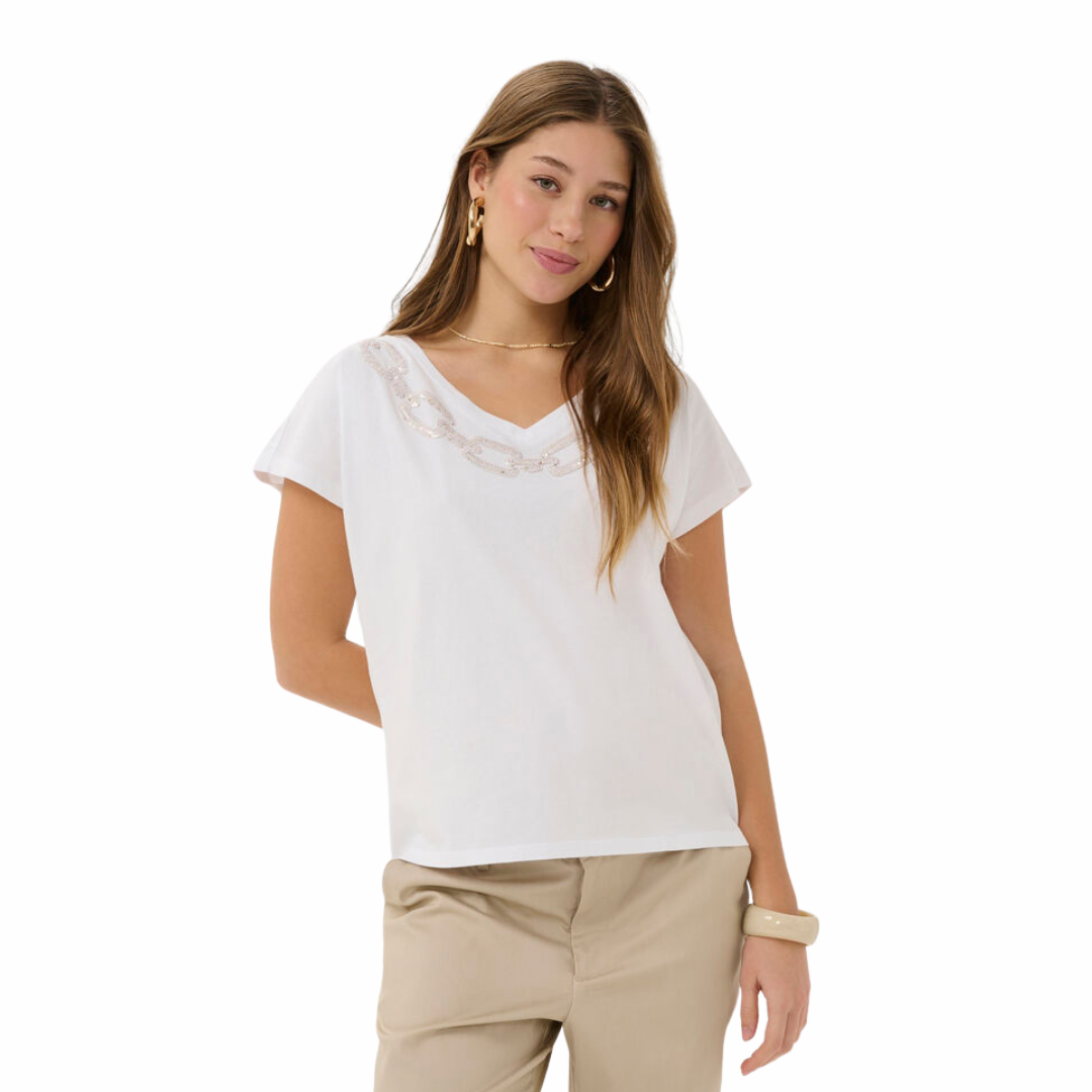 T-SHIRT NIBIA-CREAM