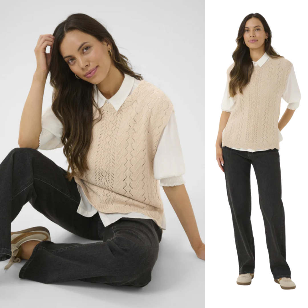 DÉBARDEUR GATTIE- CREAM