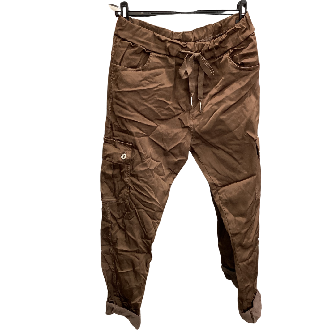 PANTALON CARGO CHOCOLAT D’ITALIE