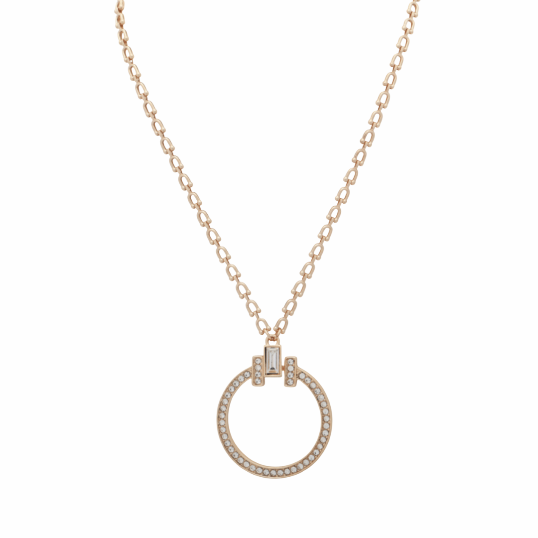 COLLIER COURT AVEC ANNEAU OR -MERX