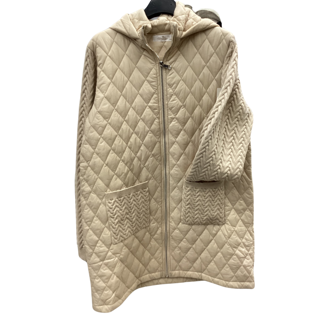 VESTE BEIGE À CAPUCHE