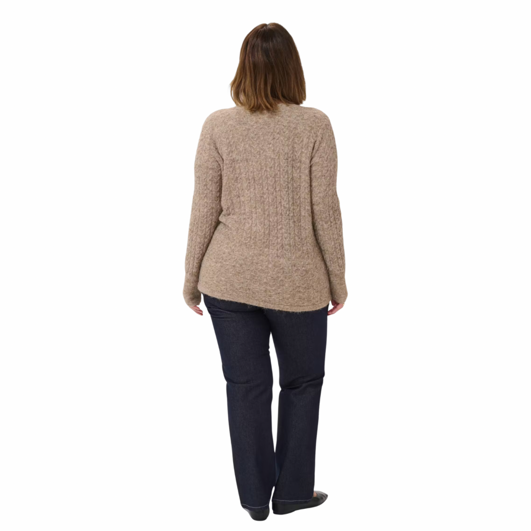 CARDIGAN MALINA-KAFFE CURVE
