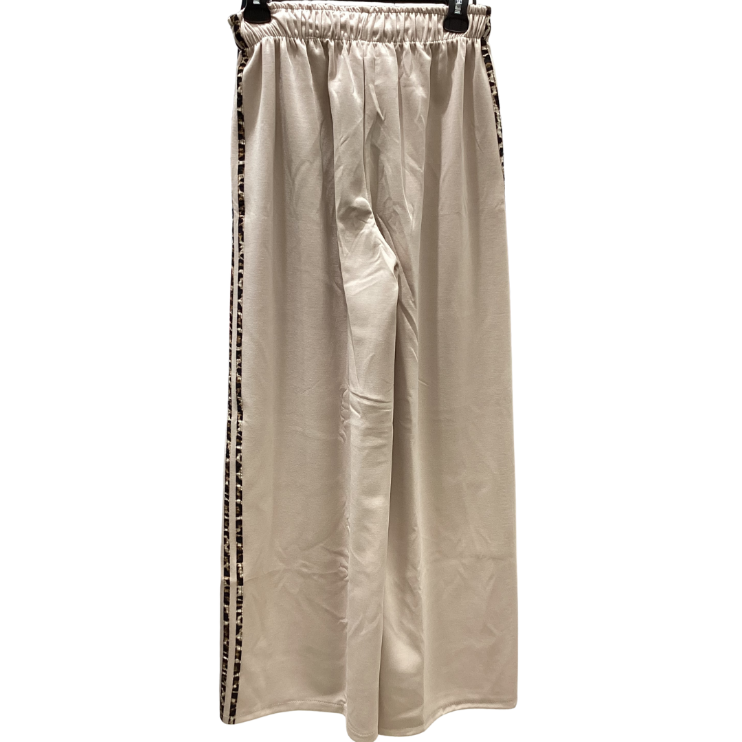 PANTALON AVEC BANDE LÉOPARD