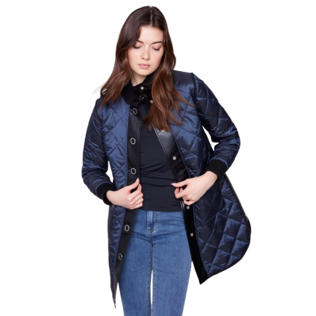 MANTEAU RÉVERSIBLE MARINE-CHARLIE B