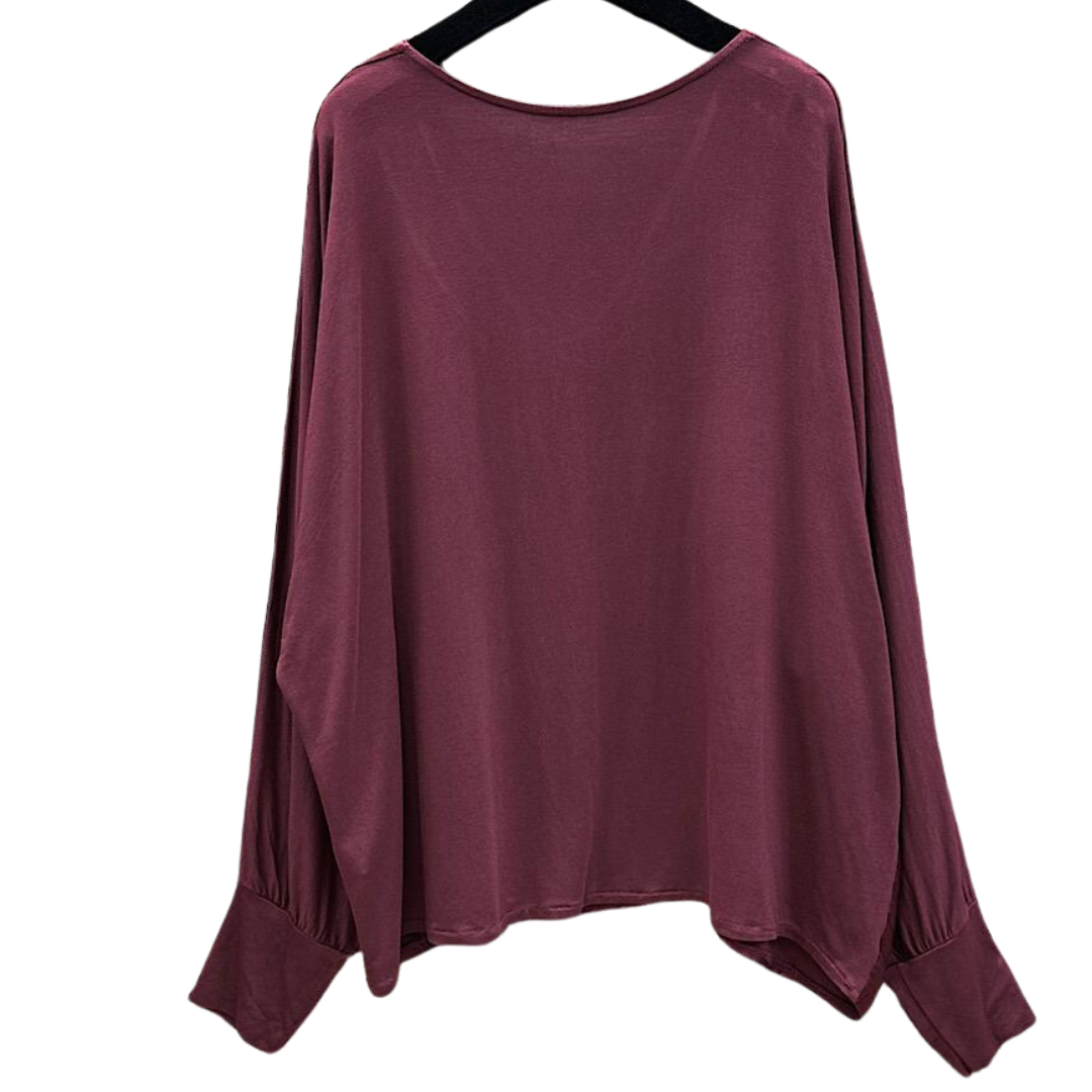 BLOUSE LUCY-BOURGOGNE