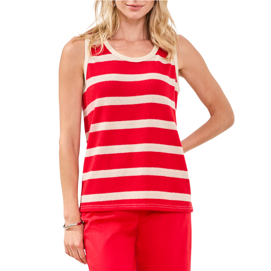 CAMISOLE RAYÉE-TRIBAL