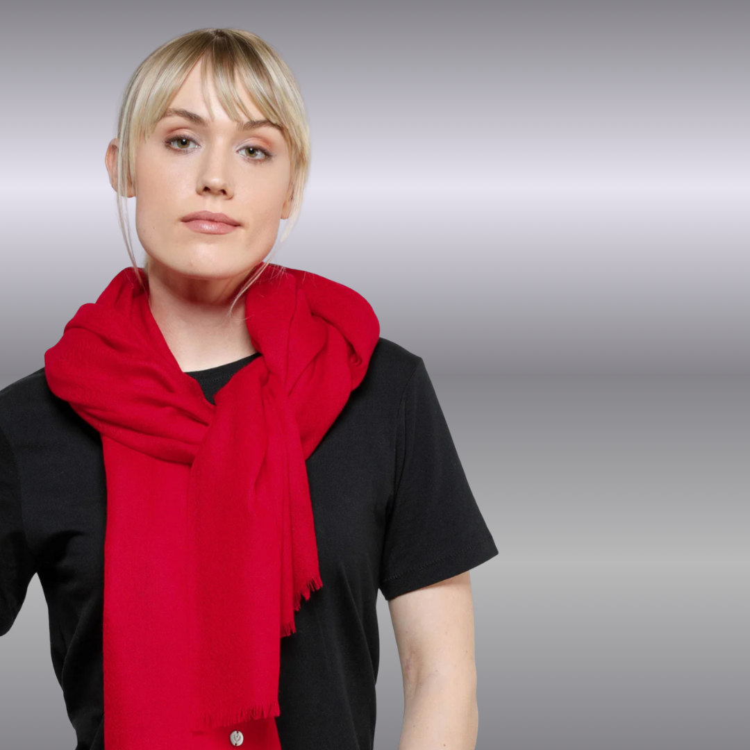 PASHMINA UNIE EN PURE LAINE