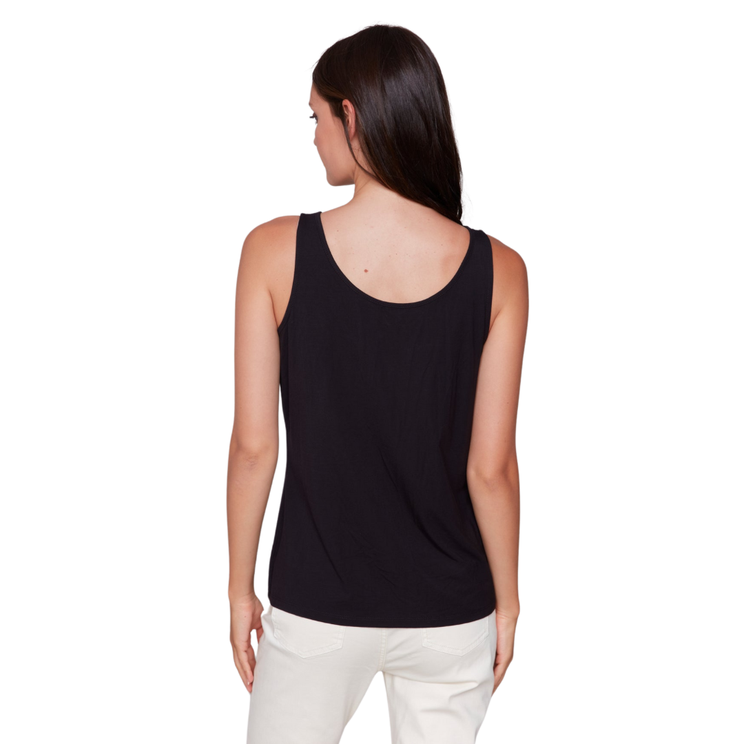 CAMISOLE NOIR RÉVERSIBLE-CHARLIE B