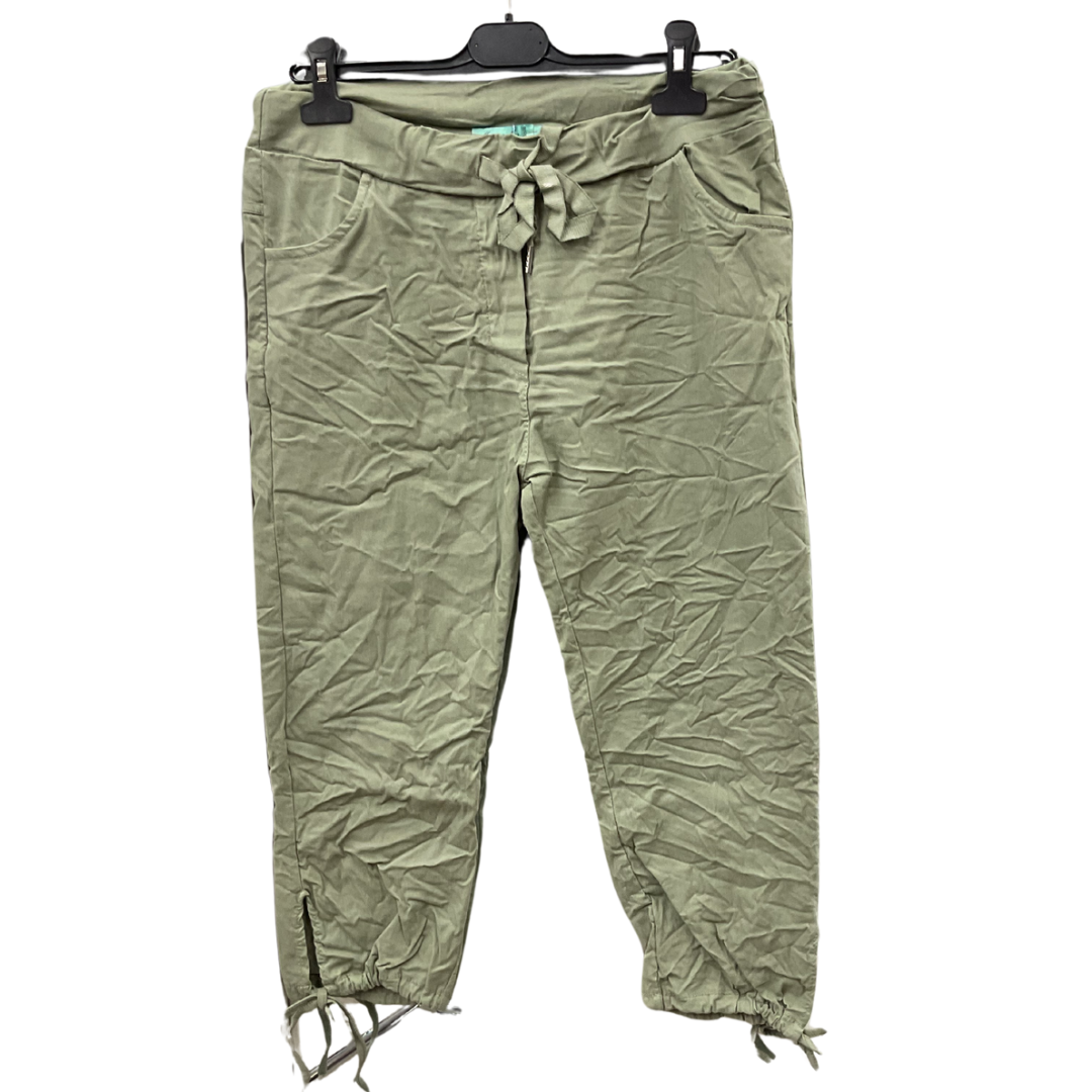 PANTALON CAPRI D’ITALIE KAKI