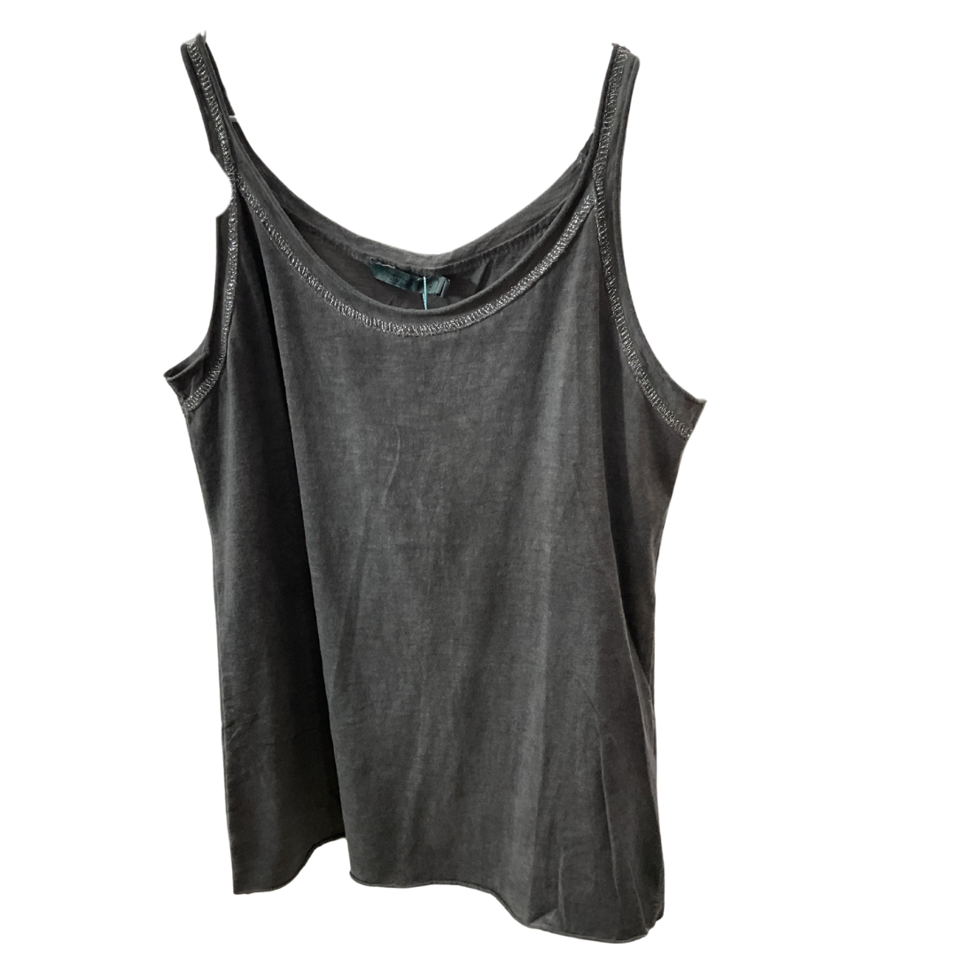 CAMISOLE SOLIDE D’ITALY CHARCOAL
