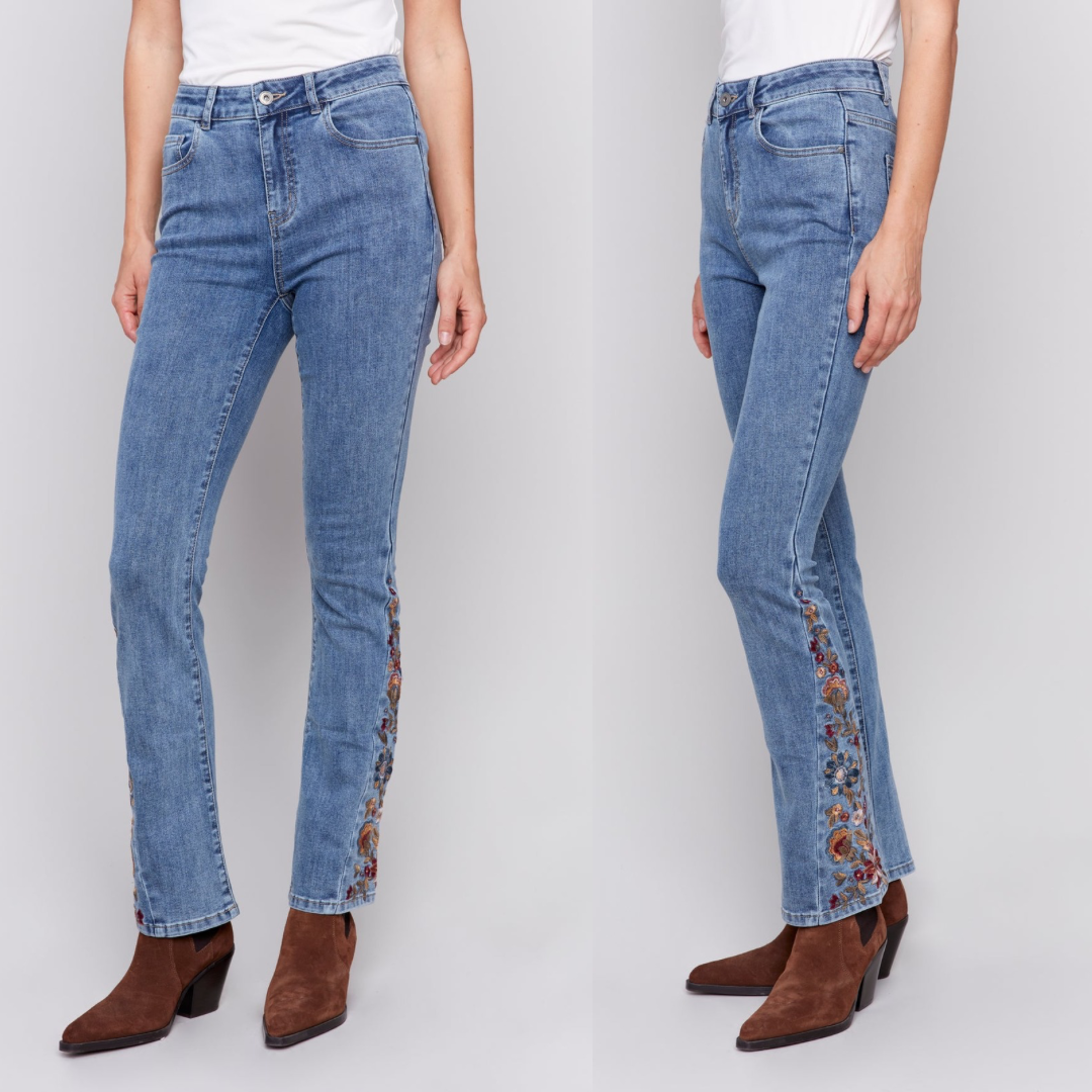 JEANS CHARLIE B FLORAL