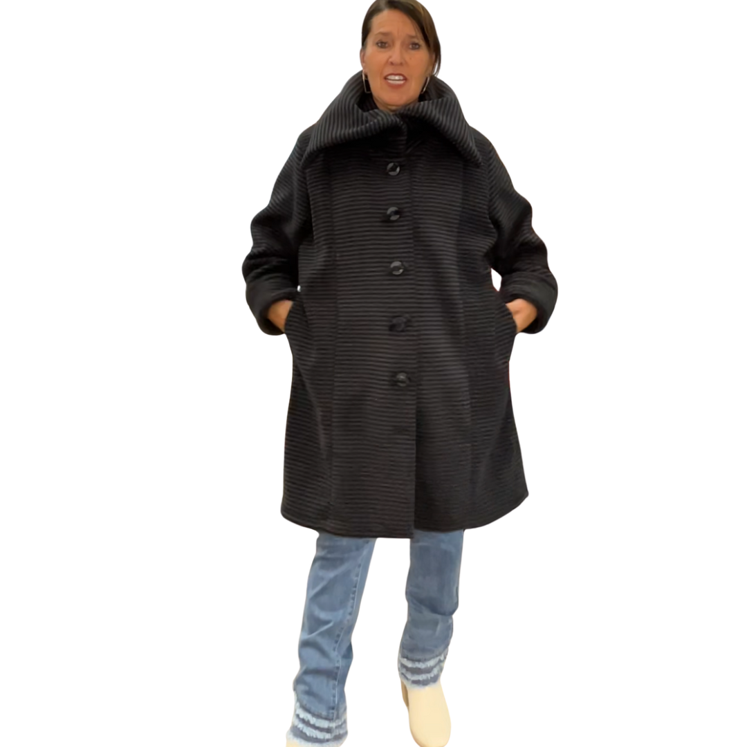MANTEAU RAYÉ