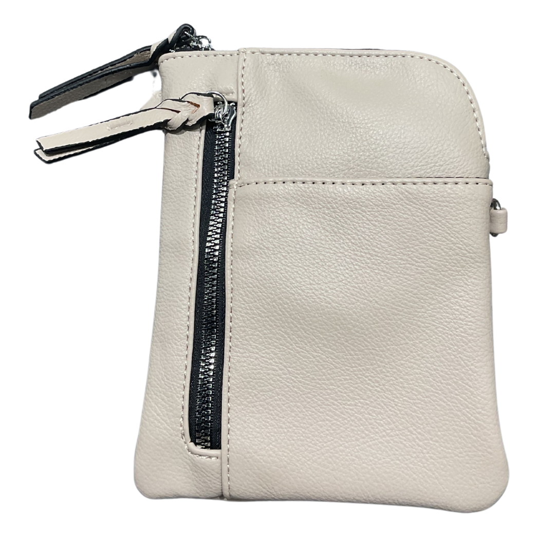 POCHETTE CRÈME À BANDOULIÈRE-MISS CAPRICE