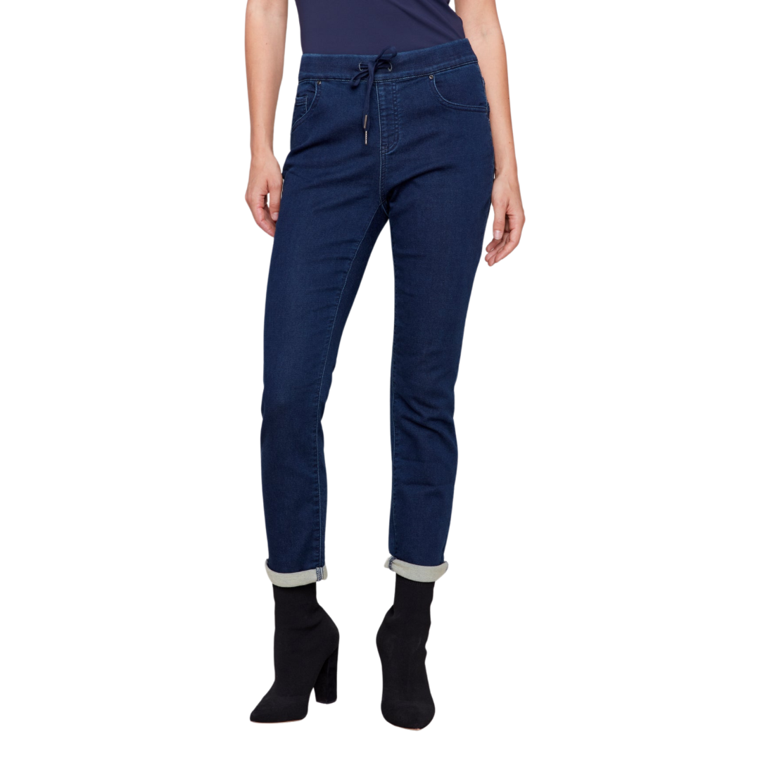 JEANS CHARLIE B C5347-BLEU-NOIR