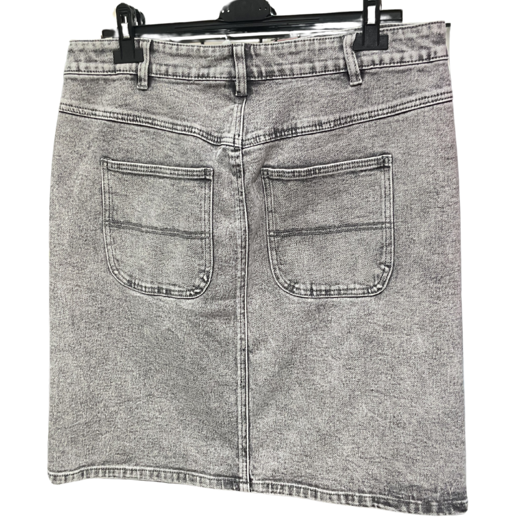 JUPE JEANS AMELINA-KAFFE CURVE